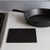 Lodge AS7SKT11 7" W x 7" D Black Silicone Square Trivet (12 Each per Case)