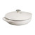 Lodge EC3CC13 3.6 Qt. Oyster White Porcelain Enameled Cast Iron Round Casserole with Cover