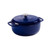 Lodge EC6D32 6 Qt. Indigo Porcelain Enameled Cast Iron Round Dutch Oven with Cover