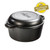 Lodge L8DD3 10.7" Round Cast Iron With Loop Handles Double Dutch Oven