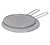 Lodge K11SCRN 11" Dia. Stainless Steel Handled Splatter Screen (6 Each per Case)
