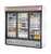 True GDM-69-HC-LD-WHT 78.13" W White Stainless Steel 3 Sections Refrigerated Merchandiser - 115 Volts 0.5 HP