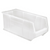 Quantum QUS953CL 23.88" W x 11" D x 10" H Clear Polypropylene Hulk 24" Container