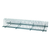 Quantum SG-TDR461410P 46.5" W x 14" D x 11.25" H Green Epoxy Antimicrobial Store Grid Tray Drying Rack