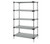 Quantum WRS5-86-1830SS 30" W x 18" D x 86" H Stainless Steel Solid Shelving Starter Kit