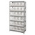 Quantum QSBU-265CL 400 Lbs. Capacity per Shelf Galvanized Steel Heavy Duty Shelving Unit