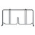 Quantum DIV14BK 14" D x 8" H Black Epoxy Wire Shelf Divider