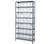 Quantum 1275-SB802CL 12" D x 36" L x 75" H Galvanized Steel Finish Heavy Duty Shelving Unit