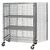 Quantum M2148-69SEC-2 69" H x 48" W x 21" D Chrome Finish Mobile Security Unit
