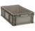 Quantum RSO2415-9 24" W x 15" D x 9.5" H Gray Polyethylene Stacker Straight Wall Container