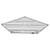 Quantum 2442CRNC 5 Sided Chrome Plated Wire Shelf
