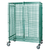 Quantum M2148-69SECP 69" H x 48" W x 21" D Green Epoxy Coated Finish Mobile Security Unit