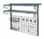 Quantum SGK-562448-1P Green Epoxy Antimicrobial Finish Wall Mounting Store Grid Medium-Duty Kit