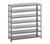 Quantum 1239-000 12" D x 36" L x 39" H Galvanized Steel Finish Heavy Duty Shelving Unit