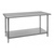 Quantum SST-2436U 36" W x 24" D x 34" H Stainless Steel Work Table