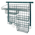 Quantum SGK-403036-3P Green Epoxy Antimicrobial Finish Wall Mounting Store Grid Medium-Duty Kit