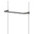 Quantum PH36S 36" W 304 Stainless Steel Push Handle