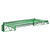 Quantum WDWB2448P Green Epoxy Antimicrobial Finish Wall Mount Cantilever Single Shelf