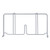 Quantum DIV14GY 14" D x 8" H Gray Epoxy Wire Shelf Divider