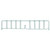 Quantum DIV36P 36" D x 8" H Green Epoxy Wire Shelf Divider