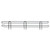 Quantum SL30BK 30" D x 4" H Black Epoxy Side Ledge