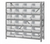 Quantum 1239-107CL 12" D x 36" L x 39" H Galvanized Steel Finish Heavy Duty Shelving Unit