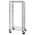 Quantum TC-39 30" W x 18" D x 69" H Chrome Plated Steel Wire Full Size Mobile Tray Cart