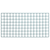Quantum SG-2448P 48" W x 24" H Green Epoxy Antimicrobial Finish Store Grid Panel