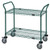 Quantum WRC-1842P-2 37.5" H x 42" W x 18" D 2 Shelves 2 U Shaped Handles Open Base Utility Cart