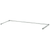 Quantum 2448FC 48" W x 18" D Chrome Plated Finish 3-Sided Wire Frame