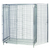 Quantum 1860-63SEC 60" W x 18"D x 63" H Chrome Finish Stationary Security Unit