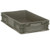 Quantum RSO2415-5 24" W x 15" D x 5" H Gray Polyethylene Stacker Straight Wall Container