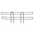 Quantum SL12S 12" D x 4" H 304 Stainless Steel Side Ledge