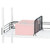 Quantum DIV18BK 18" D x 8" H Black Epoxy Wire Shelf Divider
