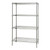 Quantum WR54-2436S 36" W x 24" D 304 Stainless Steel Includes 4 Wire Shelves Wire Shelving Starter Kit