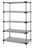 Quantum WRS5-63-2472SS 72" W x 24" D Stainless Steel Solid Shelving Starter Kit