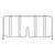 Quantum DIV12GY 12" D x 8" H Gray Epoxy Wire Shelf Divider