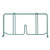 Quantum DIV14P 14" D x 8" H Green Epoxy Wire Shelf Divider