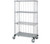Quantum M1836CG47RE 36" W x 18" D Chrome 4 Shelves Mobile Enclosure Cart