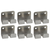 Quantum SG-DWB Stainless Steel Store Grid Wall Mounting Kit