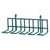 Quantum SG-UH4P 10.5"W x 5"D x 4.25"H Green Epoxy Antimicrobial Store Grid Large Utensil Holder