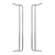 Quantum HMB539C Chrome Plated Finish Side Hanger