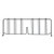 Quantum DIV24BK 24" D x 8" H Black Epoxy Wire Shelf Divider