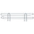 Quantum SL18 18" D x 4" H Chrome Plated Side Ledge