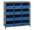 Quantum 1239-209CL 12" D x 36" L x 39" H Galvanized Steel Finish Heavy Duty Shelving Unit