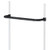 Quantum PH24BK 24" W Black Epoxy Push Handle