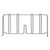 Quantum DIV12 12" D x 8" H Chrome Plated Wire Shelf Divider