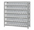 Quantum 1239-100CL 12" D x 36" L x 39" H Galvanized Steel Finish Heavy Duty Shelving Unit