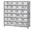 Quantum 1839-108CL 12" D x 36" L x 39" H Galvanized Steel Finish Heavy Duty Shelving Unit