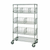 Quantum M2448BC6C 48" W x 24" D x 69" H Chrome Plated Mobile Basket Unit